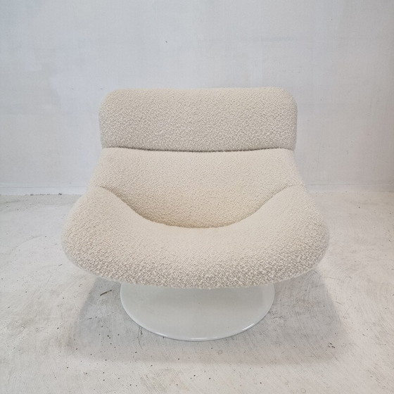 Image 1 of Vintage massief houten fauteuil F518 van Geoffrey Harcourt voor Artifort, 1970