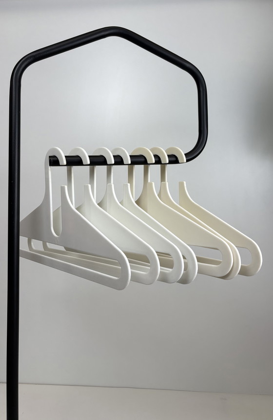 Image 1 of Vintage Ikea Grund matzwart metalen dressboy Niels Gammelgaard