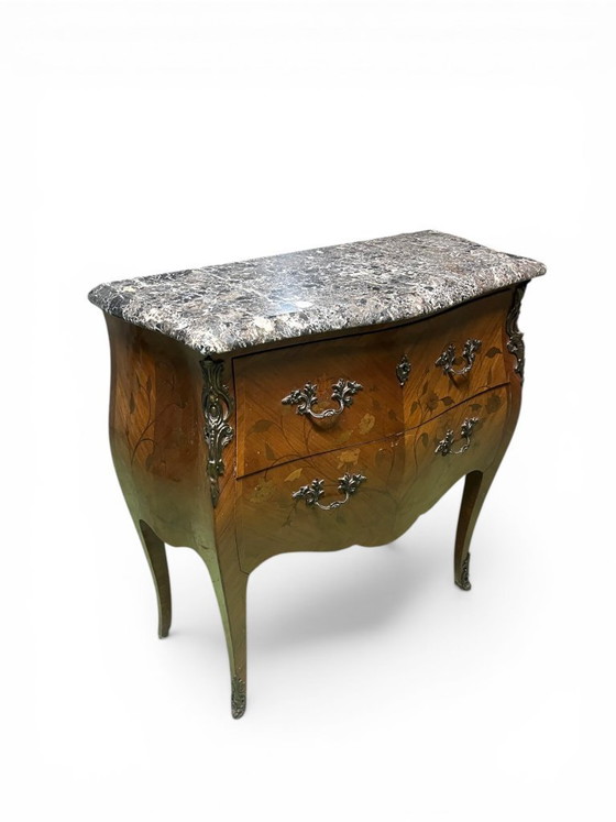 Image 1 of Louis XV style curved commode