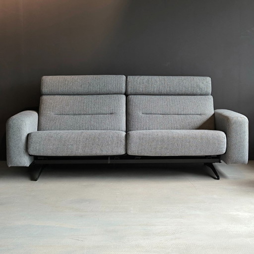 Stressless Stella 3-zitsbank met poef