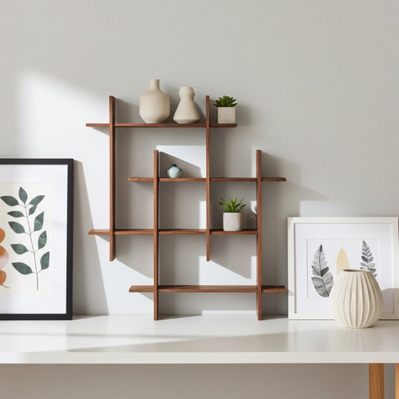 Image 1 of Skandinavisches Teak-Wandregal im Mid-Century-Modern-Stil, Modell „Gaybox“, modular, 1960er Jahre