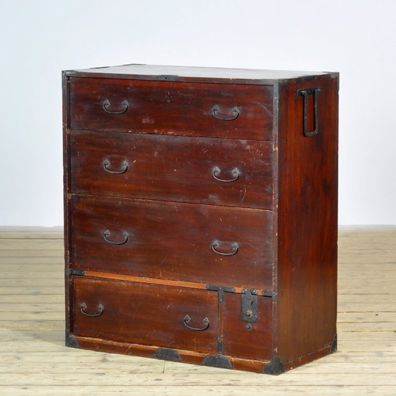 Cassettiera giapponese Tansu, circa 1890 – Cassettiere, Iron, Wood (photo 3 of 14)
