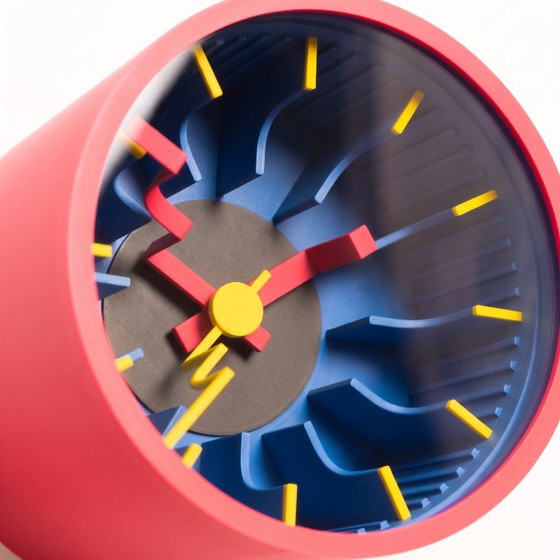 Retro Wall Clock "Time Warp" Clock | CMYK Edition | Mid-Century Y2K Space Age Boho – Space Age Panels, Other (photo 3 of 5)