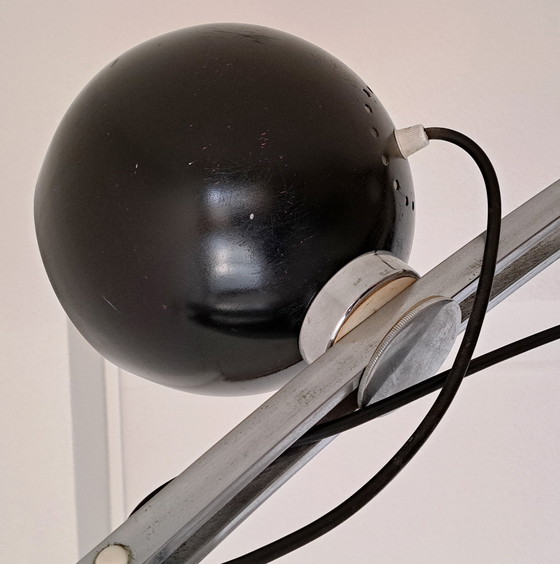 Image 1 of Retro Vintage Floor Standing Ball Lamp, Space Age!