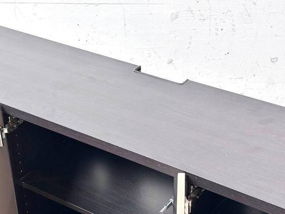 IKEA BESTÅ Meuble bas avec 3 portes en noir-brun – Commodes, Wood (photo 6 of 15)