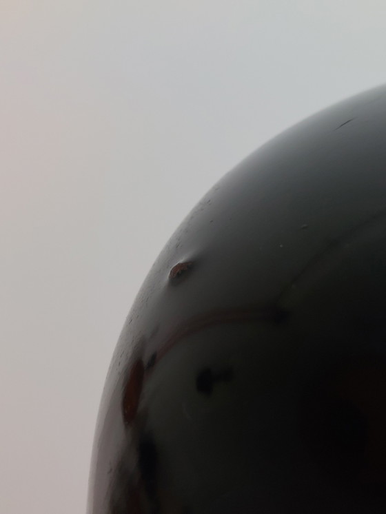 Image 1 of Seltene schwarze verchromte Bauhaus Schreibtischlampe Tischleuchte