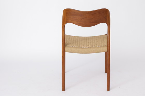 Image 1 of Set of 4 Teak Dining Chairs by Niels Otto Møller – Model 71, Danish Mid-Century Design