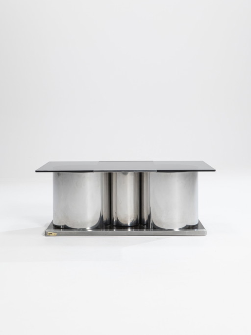 Table basse et bar futuriste par Ludovico Acerbis pour Domustil, Italie, années 1970
