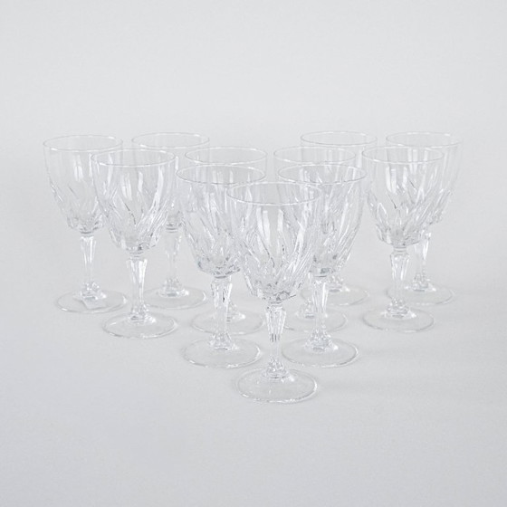 Image 1 of Set of crystal glasses, Danish design, 1970s, manufactured in Denmark
