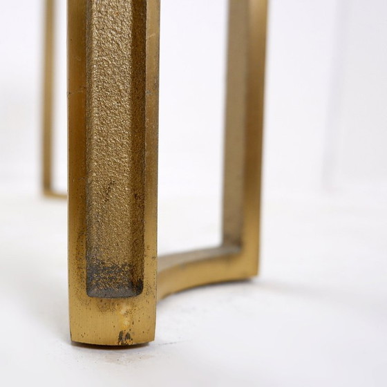 Image 1 of Table basse carrée Peter Ghyczy - Années 1970 - Style Hollywood Regency