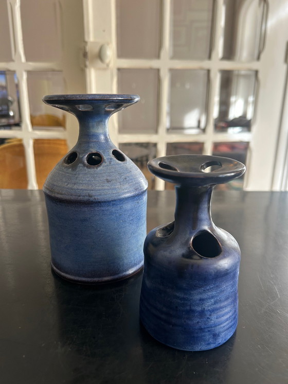 Image 1 of Two Ceramic Vases from Salins