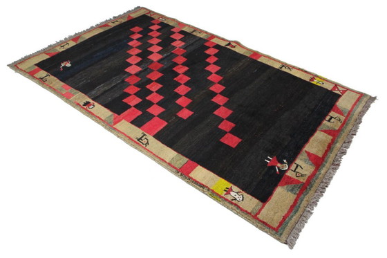 Image 1 of Original Persian carpet Gabbeh Ghashghai oriental carpet 250 cm x 157 cm old natural