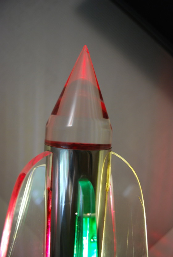 Image 1 of Space-Age Rocket Lamp