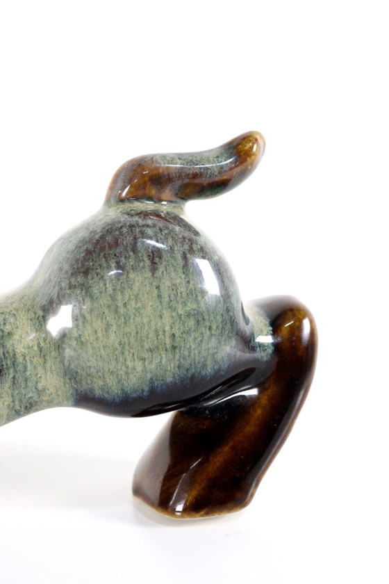 Image 1 of Vintage ceramic mid - Century horse