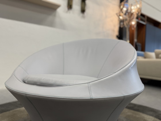 Image 1 of Leolux Ophelia Fauteuil pivotant Cuir Bimardo