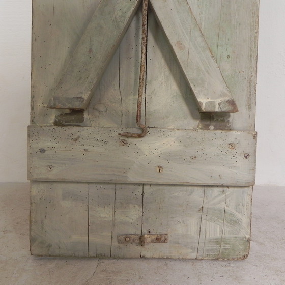 Image 1 of Grande table pliante, table à bière Biere Amos Metz, années 1930