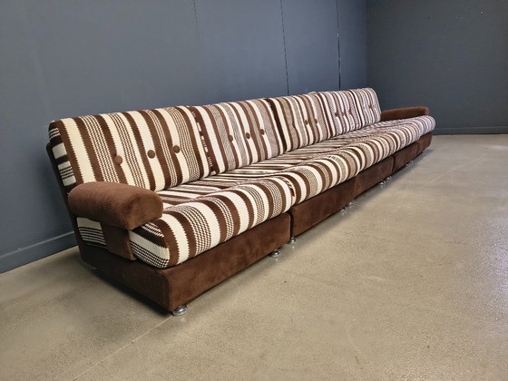 Image 1 of Ensemble de canapés modulaires des années 70 composé de 5 éléments, Allemagne