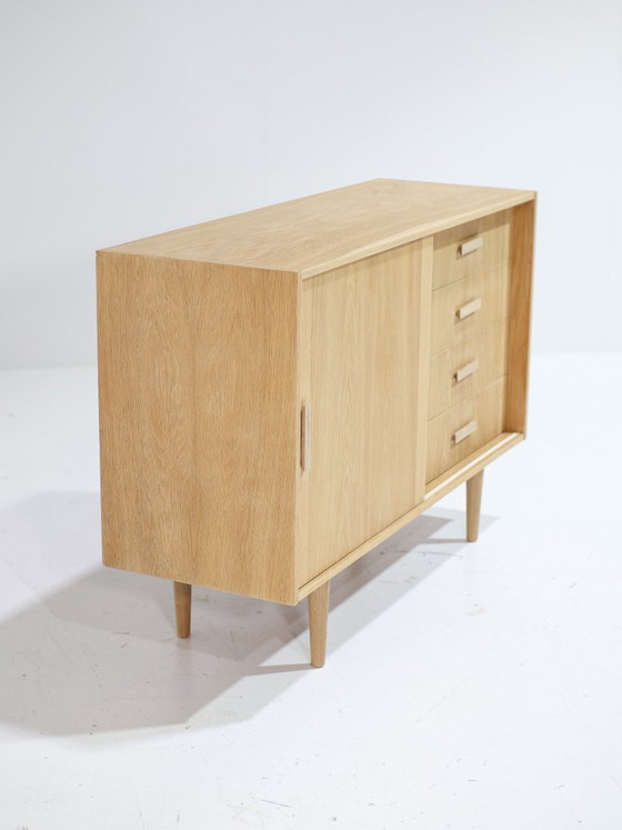 Image 1 of Sideboard with drawers vintage oak Danish 1960s