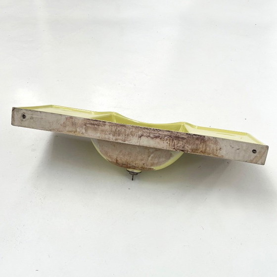 Image 1 of Large Vintage Pistachio Sink, 1980s