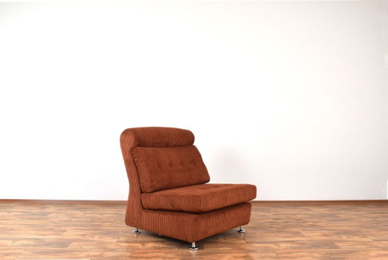 Mid-Century Italian Lounge Chairs, 1970s, Set of 2 – Loveseats, Textile (photo 6 of 17)