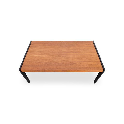 Midcentury Couchtisch Lang Teak Midmod MCM Vintage Coffee Table – salontafels, Wood (photo 2 of 8)