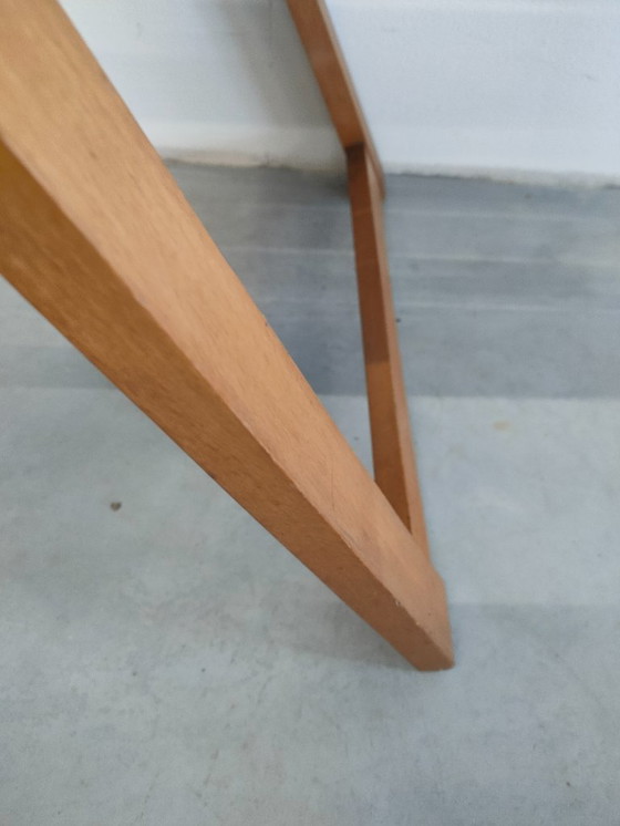 Image 1 of Set van 2 vintage Aldo Jacober model Trieste stijl jaren 60 'caned'houten stoelen