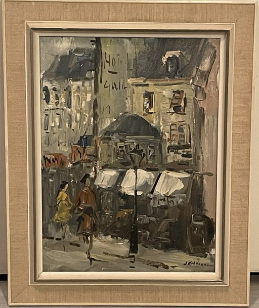Jan Kelderman (1914-1990) - Paysage urbain de Paris