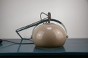 Dijkstra Wandleuchte 70er Jahre, Eyeball mit Gelenkarm