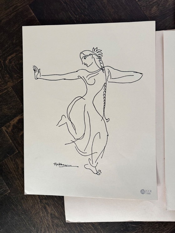 Image 1 of Serigraph prints of K.K. Hebbar