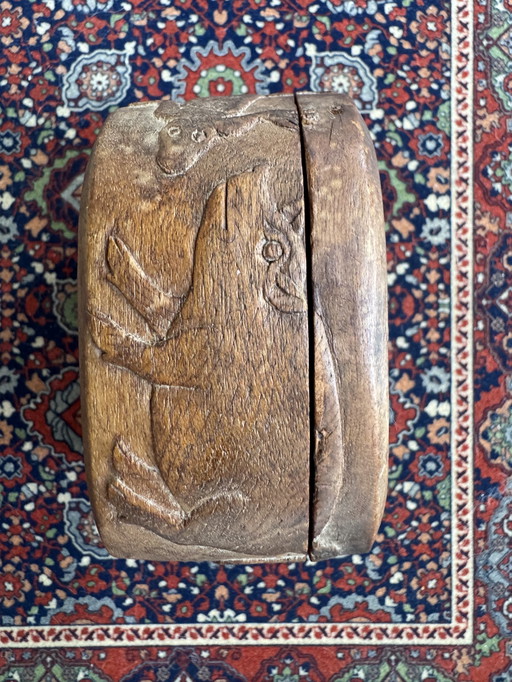 Houten handgemaakt doosje Azië