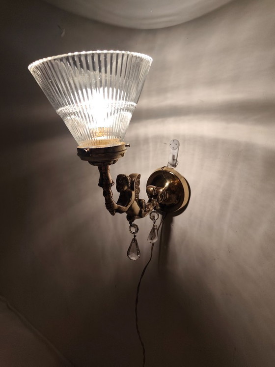 Image 1 of Bronce wall sconce. Spain, 1960s.