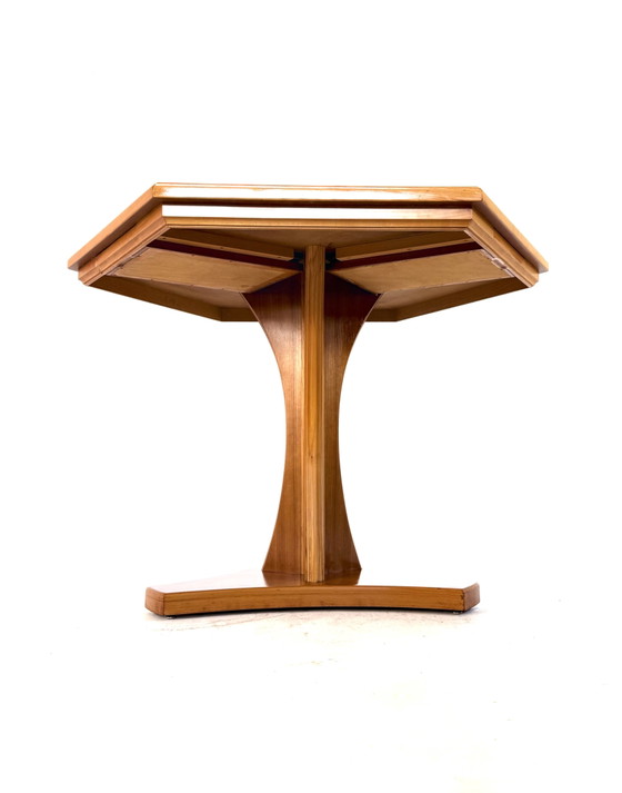 Vintage Hexagonal Teak Dining Table ‘70s – Wood (photo 3 of 14)