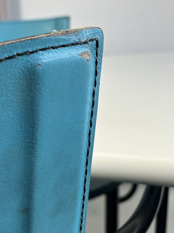 Image 1 of 4 sillas de comedor posmodernas, Enrico Pellizzoni, Italia