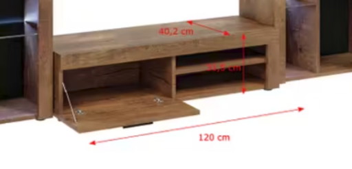 Meuble TV – tv meubelen, Metal, Wood