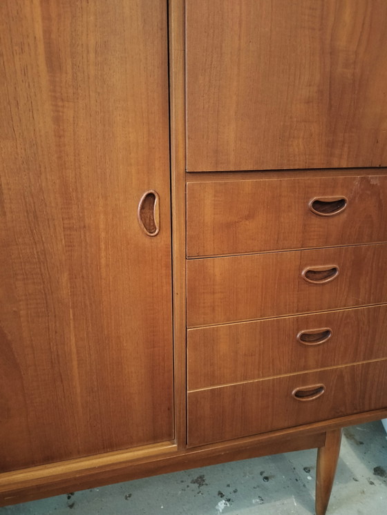 Image 1 of Credenza alta vintage in teak degli anni '60