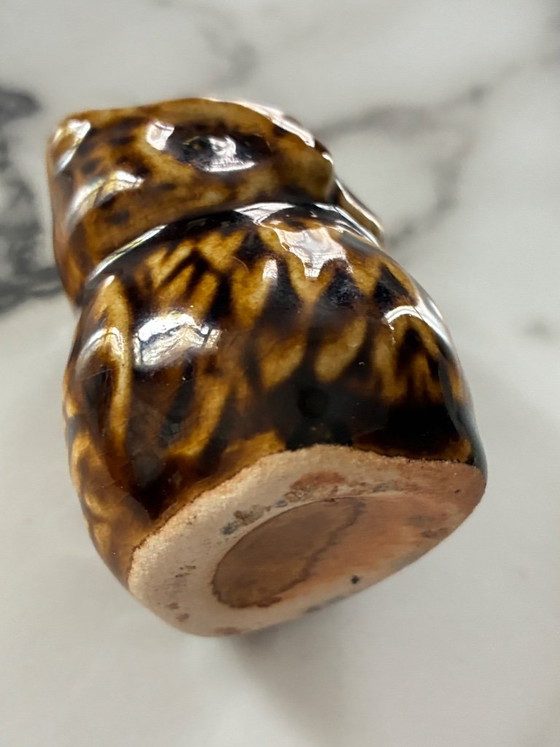 Portacandele gufo vintage molto piccolo – Ceramica (photo 5 of 5)