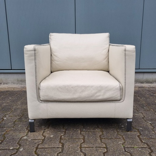 Sillón B&B Italia RAY de cuero diseño Antonio Citterio
