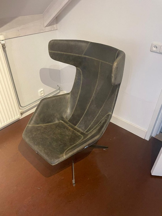 Image 1 of Moroso Chair Take a Line for a Walk (Footstool Gratis)