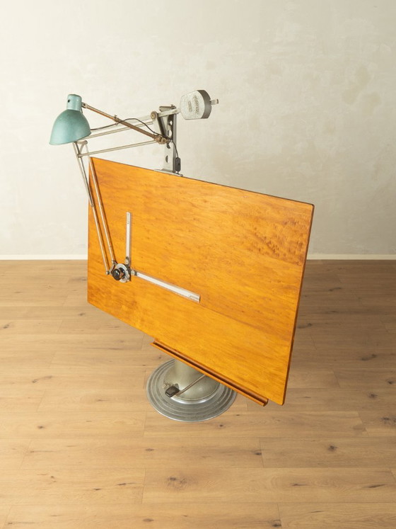 Table à Dessin des Années 1950 par Nike Eskilstuna, Bureaux, Bois, Marron (photo 15 sur 25)