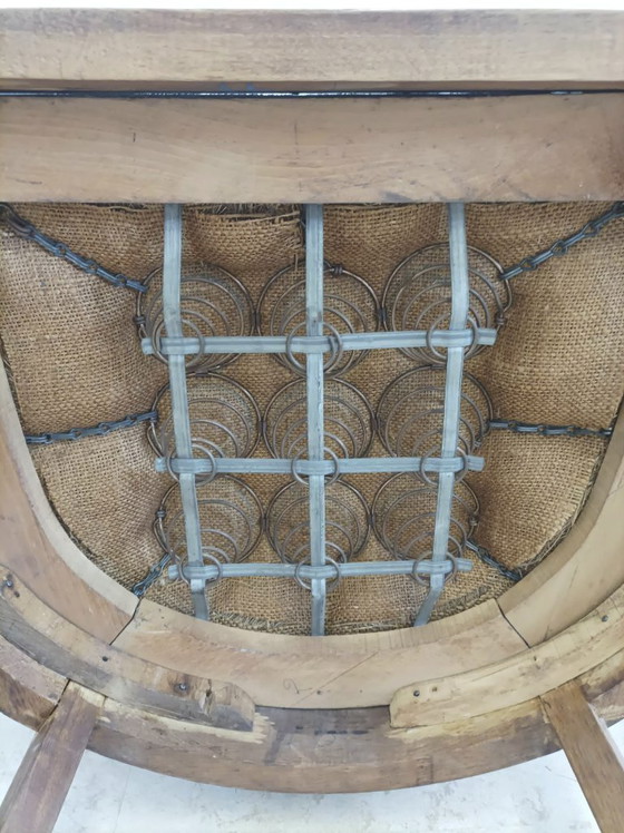 Image 1 of Silla de madera maciza de estilo Gropius/Bauhaus/Art Decó, circa 1920-1940.