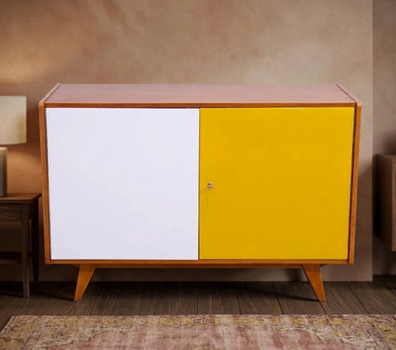 Fully restored mid century sideboard U-450 by Jiri Jiroutek, 1960s, Czechoslovakia – Buffet bas, Wood (photo 4 of 5)