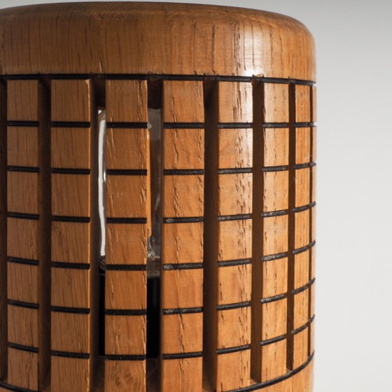 Vintage Wooden Lattice Accent Lamp – Table lamps (photo 12 of 15)