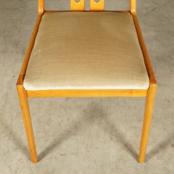 Image 1 of Set van 6 eetkamerstoelen – Lübke – jaren 70