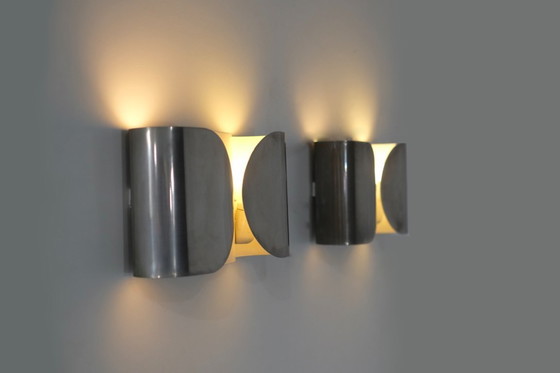 Image 1 of Appliques murales " Flogio " Tobia & Afra Scarpa pour Flos, Italie 1960s.