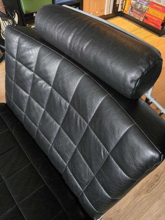 Elegante Sillón Leolux Volare Negro / Sillón Lounge – Sillones, Leather (photo 4 of 5)