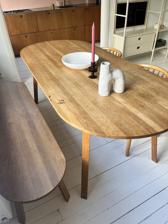 Image 1 of Hay triangle leg table (200x85cm)