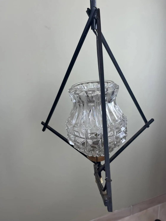 Lampada a sospensione Art Déco – Lampade a sospensione, Metal, Glass, Art Deco (photo 5 of 13)
