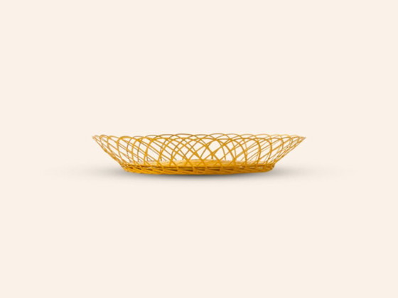 PolsPotten Bakkie Fruit Bowl XXXL – Yellow | PP – Pols Potten, Iron, Metal (photo 2 of 6)
