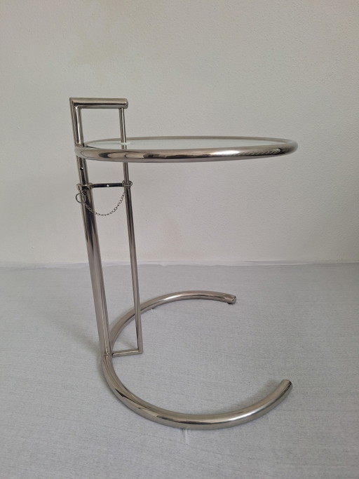 Design Side Table Eileen Gray E 1027 Classicom – ClassiCon, bijzettafels, rvs, Glass (photo 2 of 8)