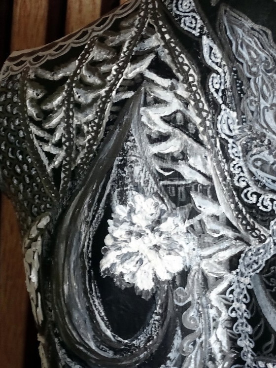 Image 1 of CB. busto di manichino bianco e nero